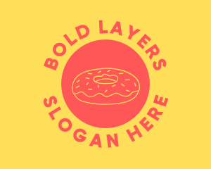 Doughnut Donut Baking logo design