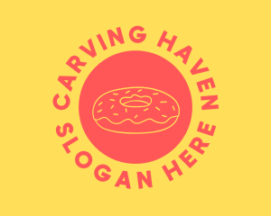 Doughnut Donut Baking logo design