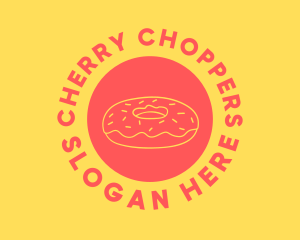 Doughnut Donut Baking logo design