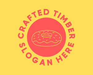 Doughnut Donut Baking logo design