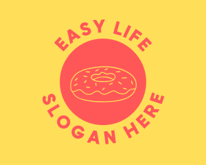 Doughnut Donut Baking logo design