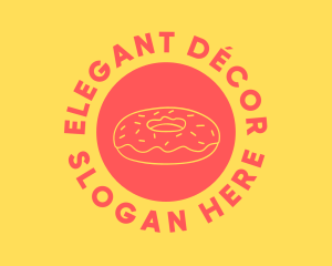 Doughnut Donut Baking logo design