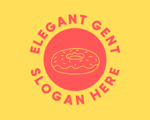 Doughnut Donut Baking logo design