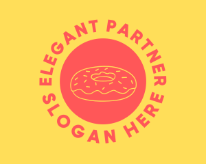 Doughnut Donut Baking logo design