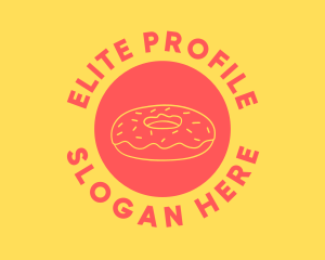 Doughnut Donut Baking logo design