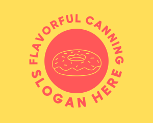 Doughnut Donut Baking logo design