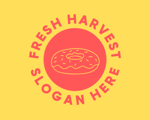 Doughnut Donut Baking logo design