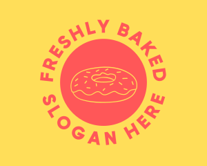 Doughnut Donut Baking logo design