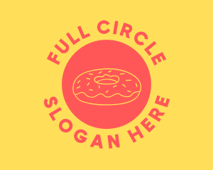 Doughnut Donut Baking logo design