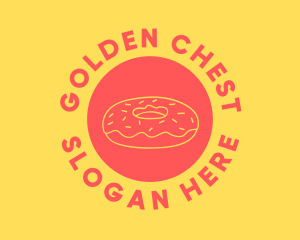 Doughnut Donut Baking logo design