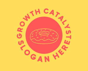 Doughnut Donut Baking logo design