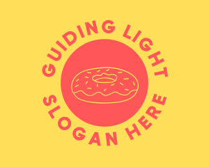 Doughnut Donut Baking logo design