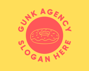 Doughnut Donut Baking logo design