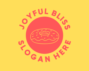 Doughnut Donut Baking logo design