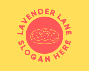 Doughnut Donut Baking logo design