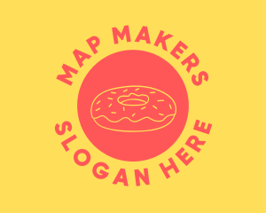 Doughnut Donut Baking logo design