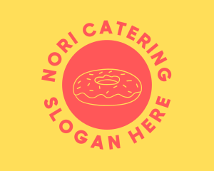 Doughnut Donut Baking logo design