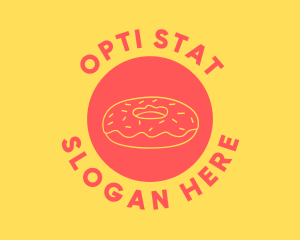 Doughnut Donut Baking logo design