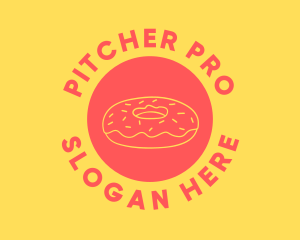 Doughnut Donut Baking logo design