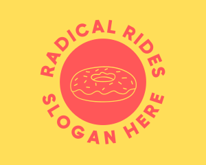 Doughnut Donut Baking logo design