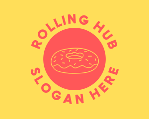 Doughnut Donut Baking logo design