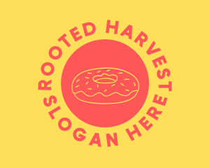 Doughnut Donut Baking logo design