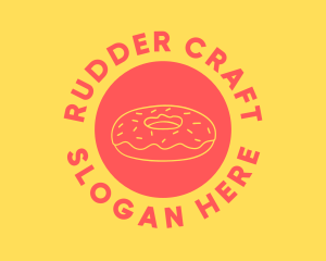 Doughnut Donut Baking logo design