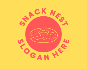 Doughnut Donut Baking logo design