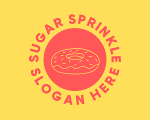 Doughnut Donut Baking logo design