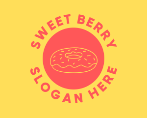 Doughnut Donut Baking logo design