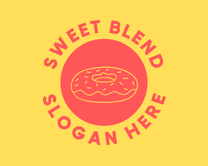 Doughnut Donut Baking logo design