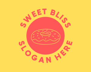 Doughnut Donut Baking logo design