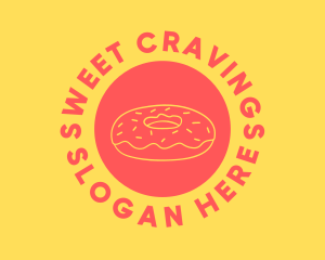 Doughnut Donut Baking logo design