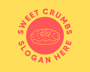 Doughnut Donut Baking logo design