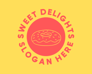 Doughnut Donut Circle logo