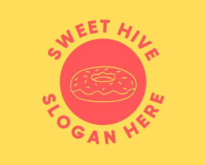 Doughnut Donut Baking logo design