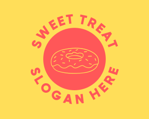 Doughnut Donut Baking logo design