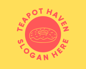 Doughnut Donut Baking logo design