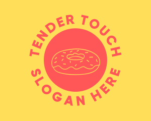 Doughnut Donut Baking logo design