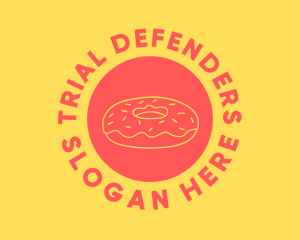 Doughnut Donut Baking logo design