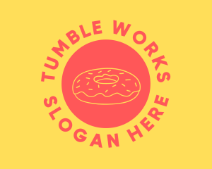 Doughnut Donut Baking logo design