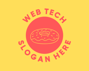 Doughnut Donut Baking logo design