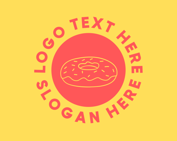Doughnut logo example 1