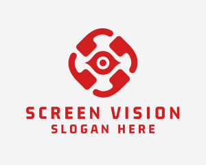 Eye Vision Lens logo design