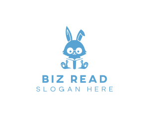 Reading Bunny Book logo design