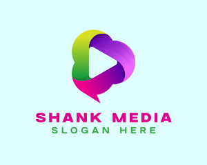 Podcast Cloud Media Player logo design