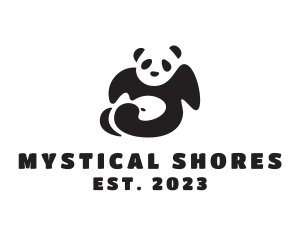 Lazy Panda Bear logo