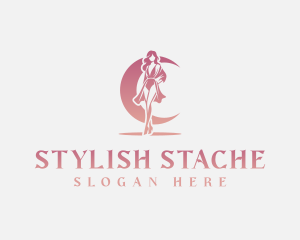 Woman Stylish Fashion logo design