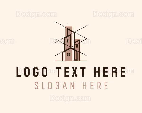 Building Architecture Draftsman Logo