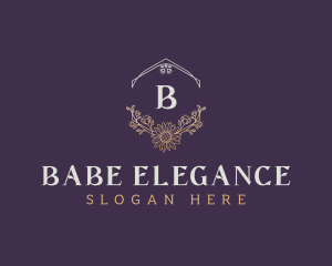 Elegant Boutique Flower logo design